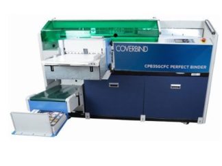 Coverbind CPB3SGCFC Perfect Binder with Side Gluing, Cover Feeder and Creaser