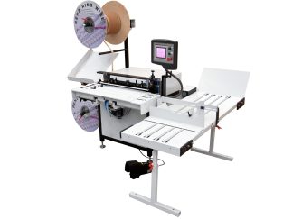 Renz – AUTOBIND 500 HS // Semi-automatic high-speed binding machine with automatic product ejection, designed for wire comb bound book, calendar, and skip bindings up to 500 mm.