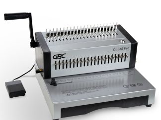 GBC® CB25E PRO CombBind® Electric Punch and Bind Machine, Binds 500 Sheets, Punches 25 Sheets
